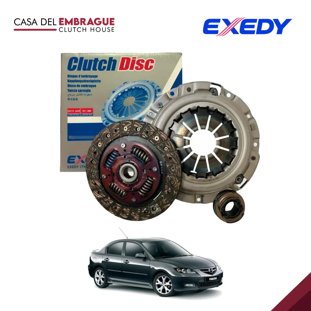 Kit de embrague Exedy para Mazda 3, piezas y caja, Casa del Embrague, auto negro