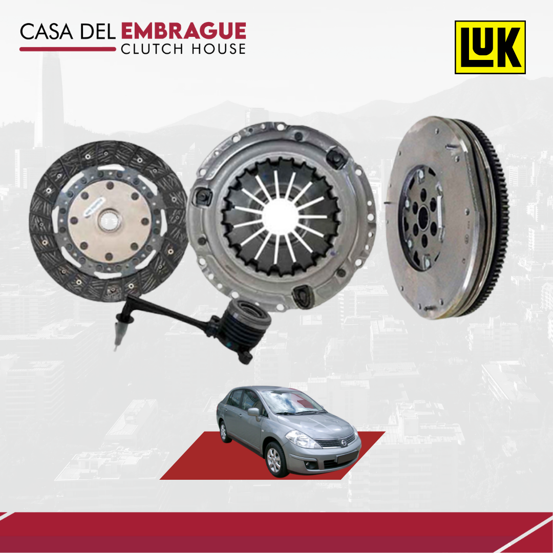Set de embrague Nissan Tiida 1.8 (P+D+R+V) motor MR18