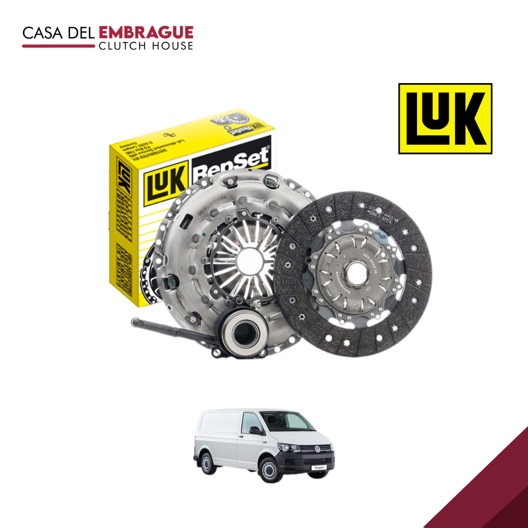 Kit embrague Volkswagen Transporter 2.0 (6Vel) (C/Roda)