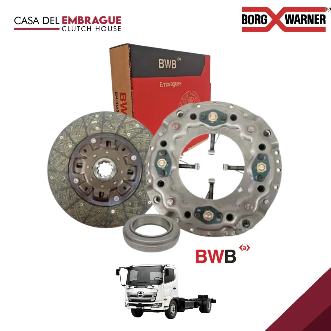 Kit de embrague BWB para camión Hino, repuestos automotrices en Casa del Embrague