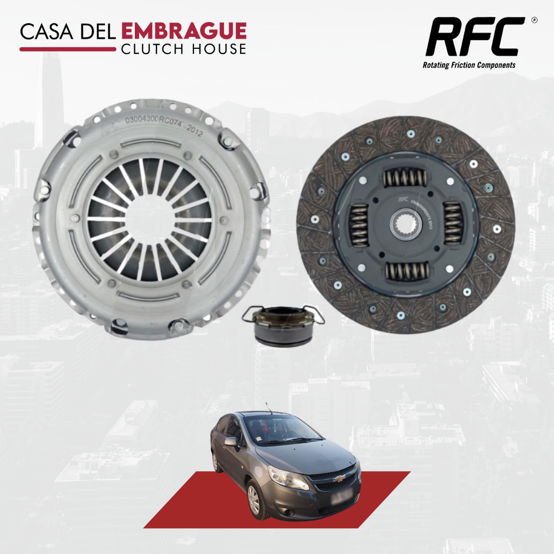 Kit embrague Chevrolet Sail motor 1.4 (C/Roda)