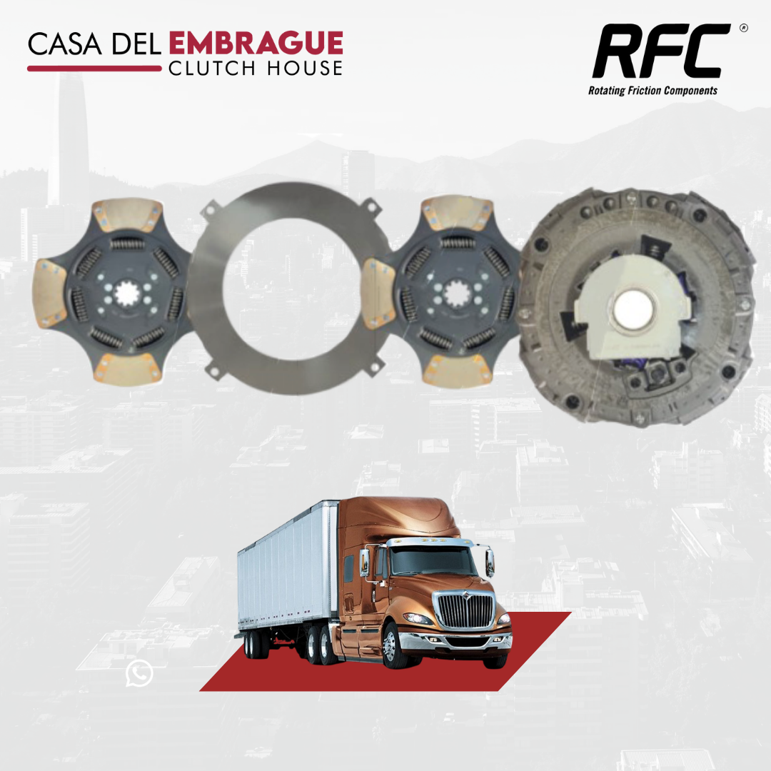 Kit embrague International 15 1/2 4 aletas para 1750 lbs 390mm