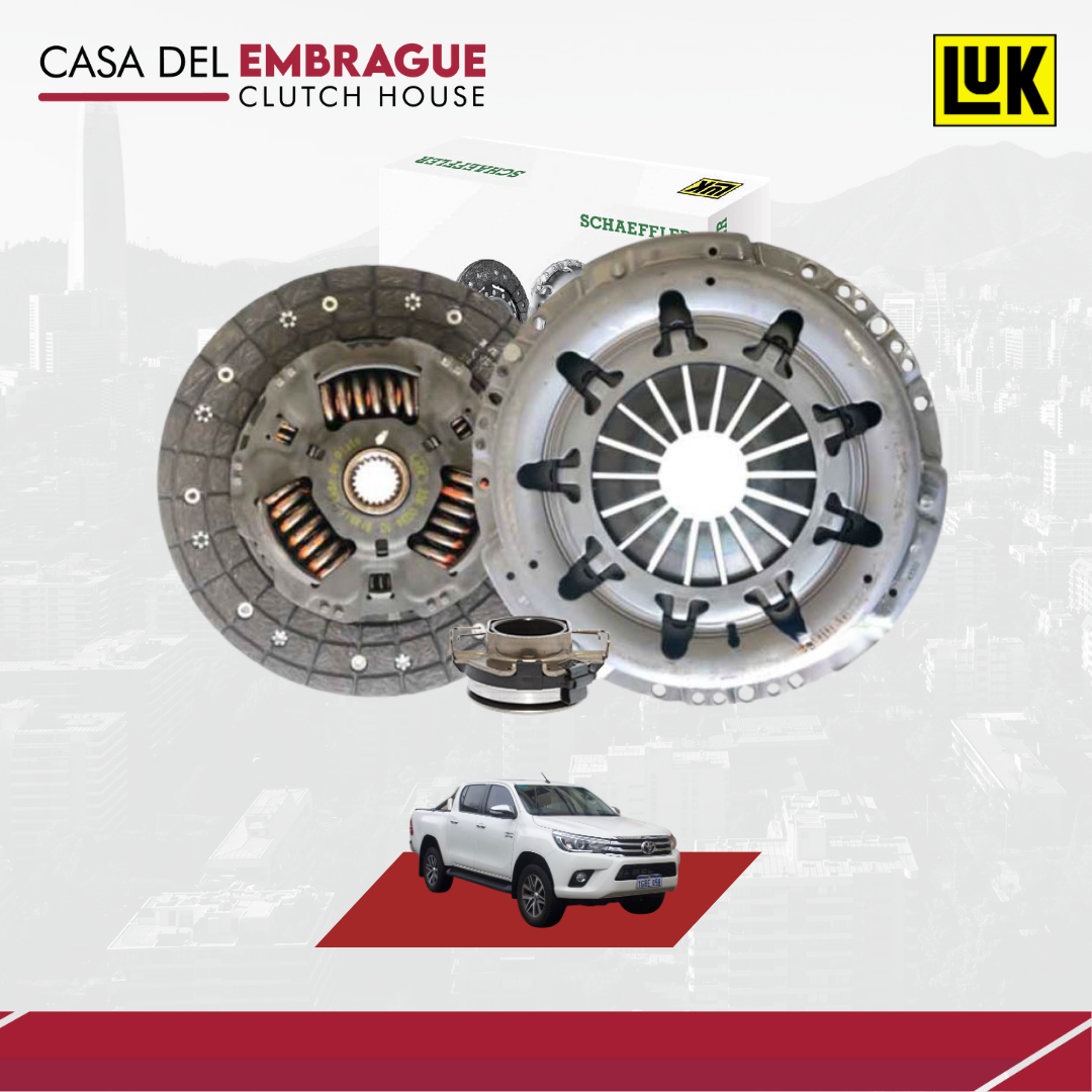 Kit embrague Toyota Hilux Kun 2.5/ 3.0 (c/roda) 260mm