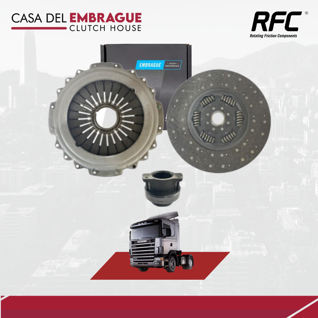 Kit embrague Scania Serie 4 (C/Roda) 430mm