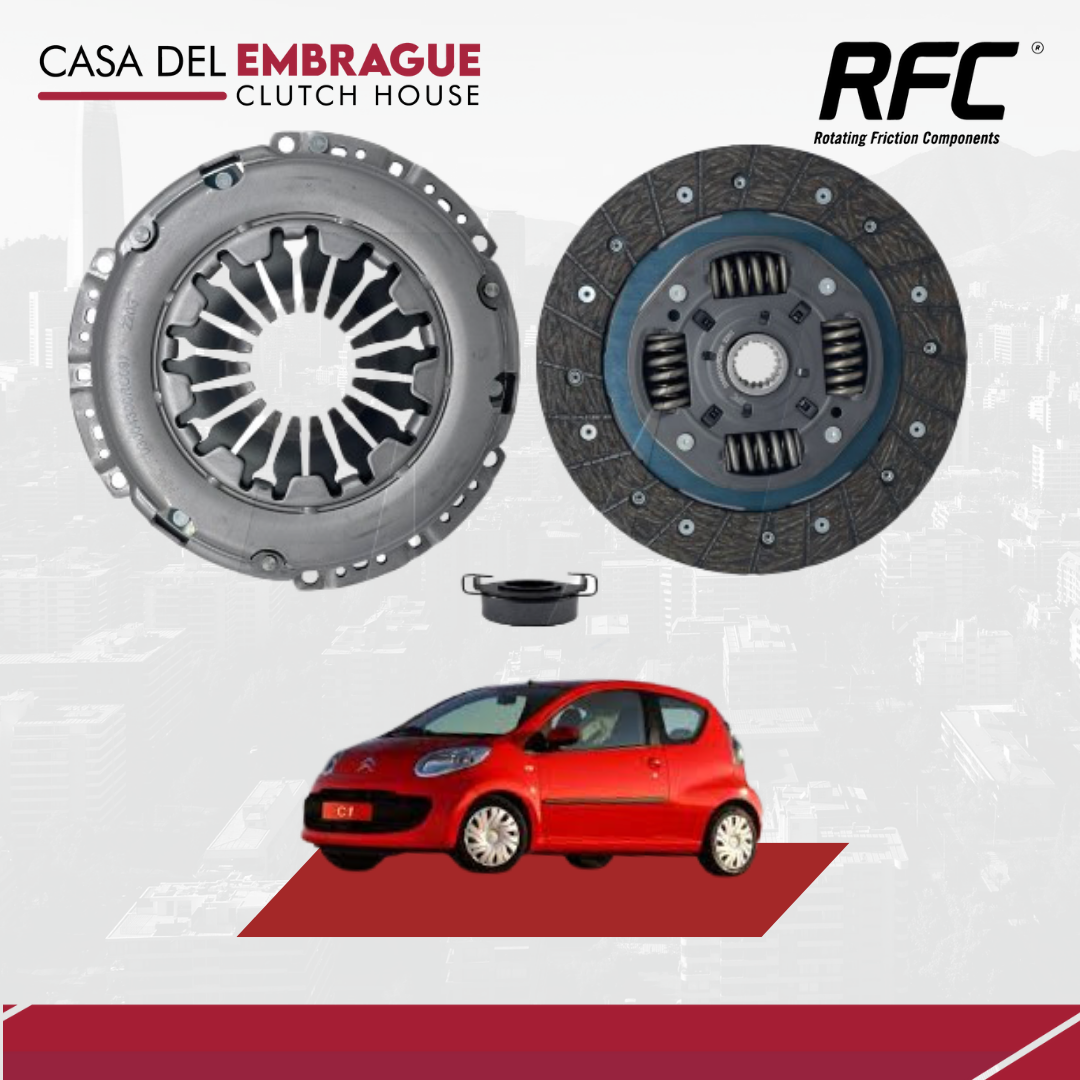 Kit de embrague Citroen C1 motor 1.4 (C/Roda) DV4TD