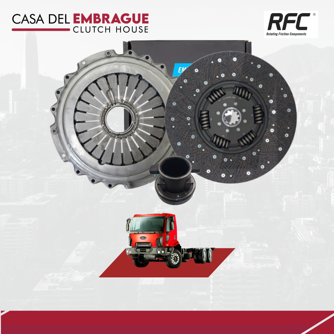 Kit embrague Ford cargo 3133 (C/Roda)