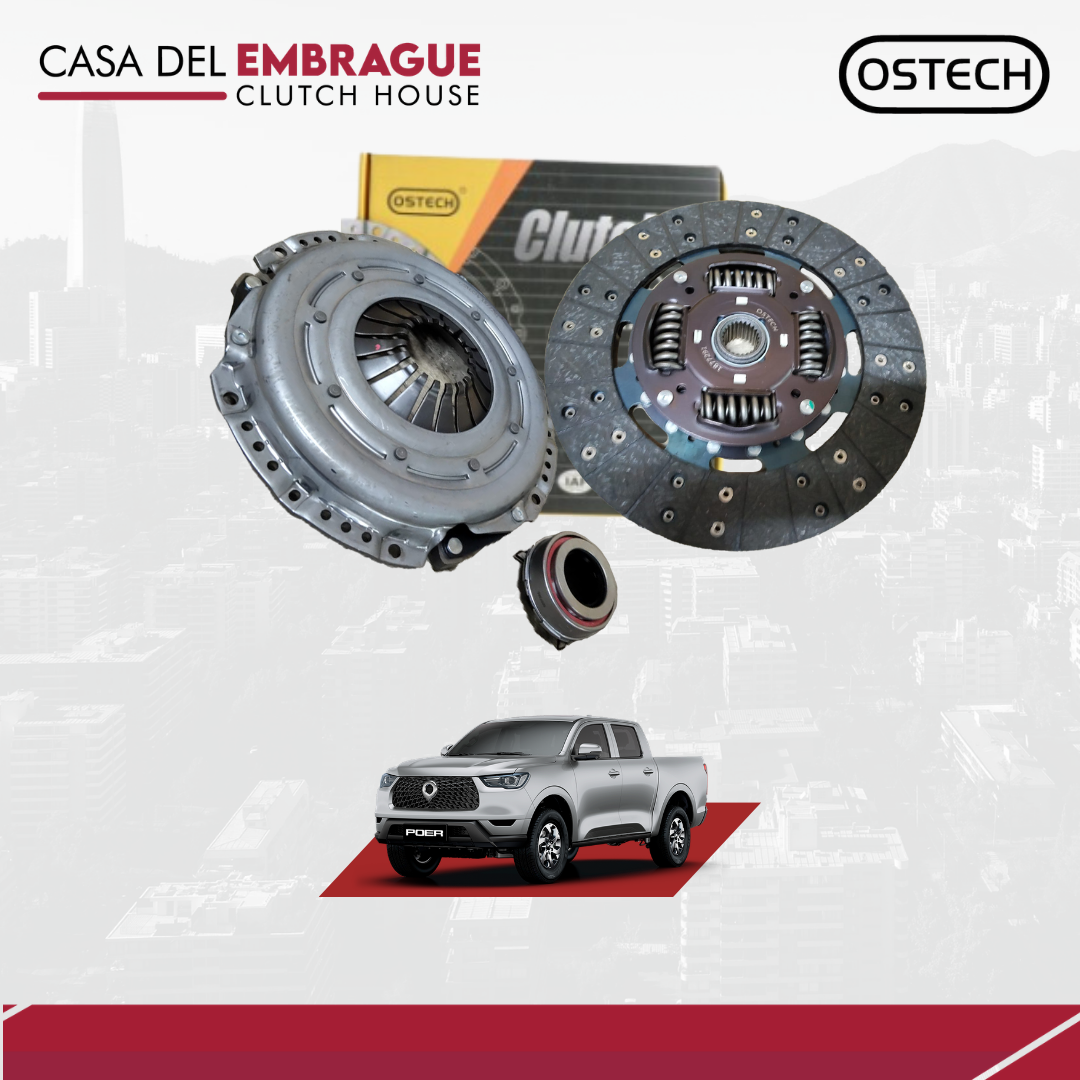 Kit embrague Great Wall Poer 2.0 (Para Volante Rigido) C/Roda