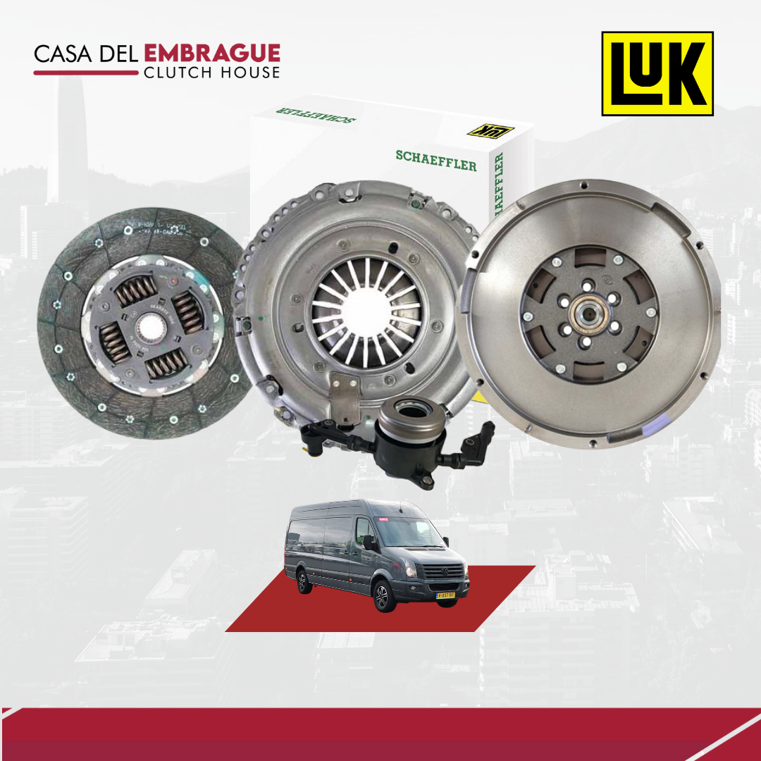Set embrague Volkswagen CRAFTER 2.0 C/Roda 6Vel. (260mm) P+D+R+V