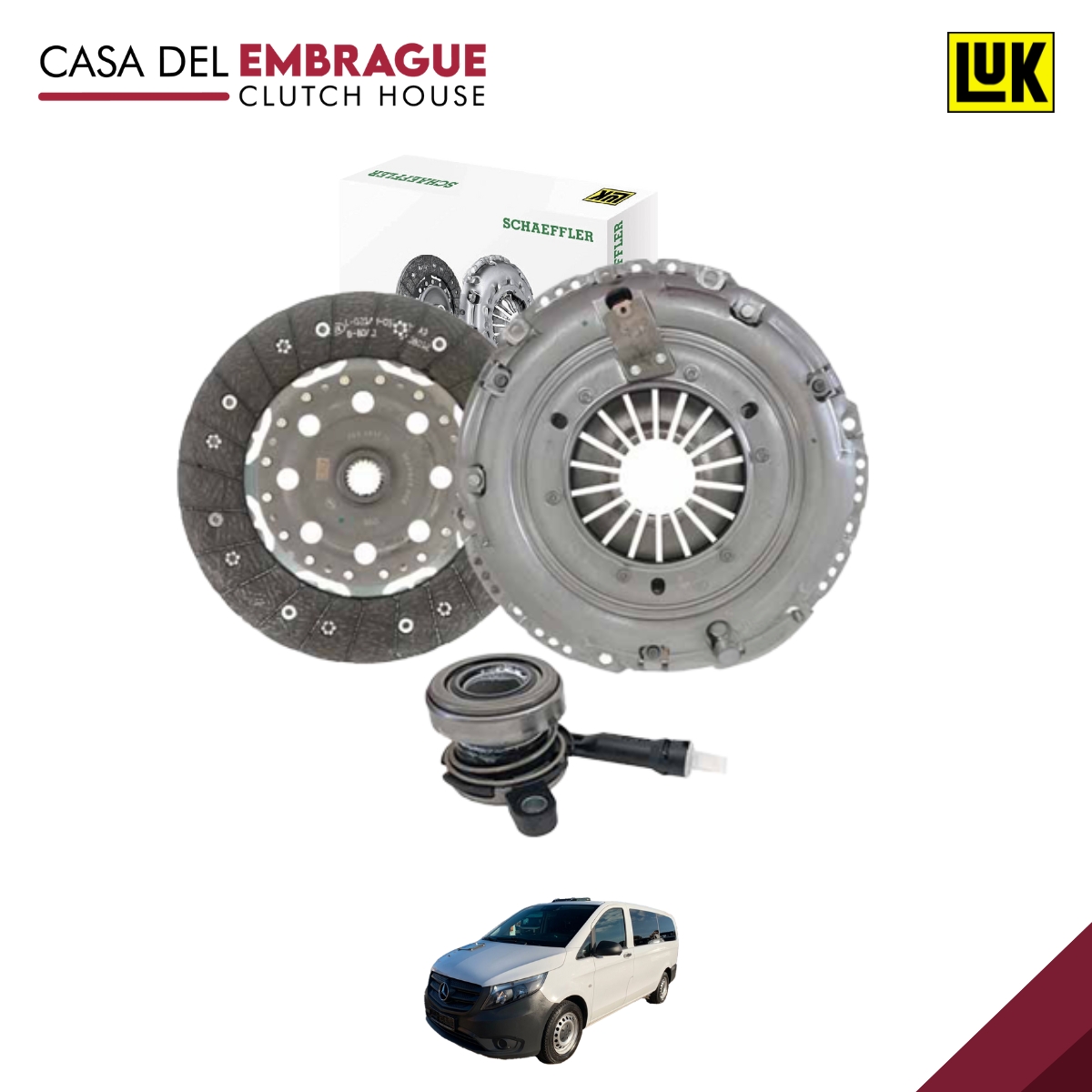 Kit de Embrague Mercedes-Benz Vito Tourer 109/111 CDI 1.6