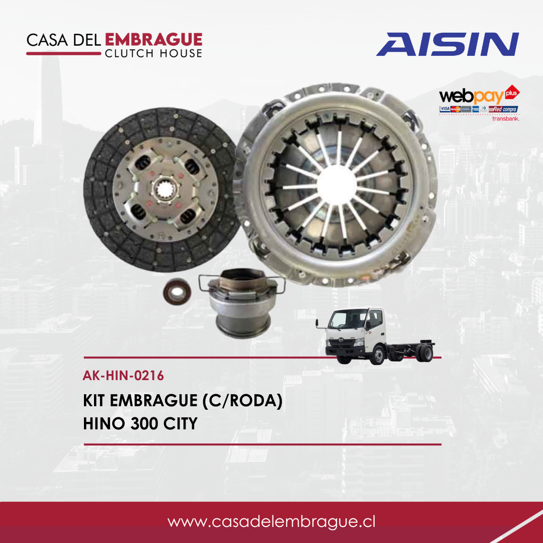 Kit embrague Hino 300 City (C/Roda)