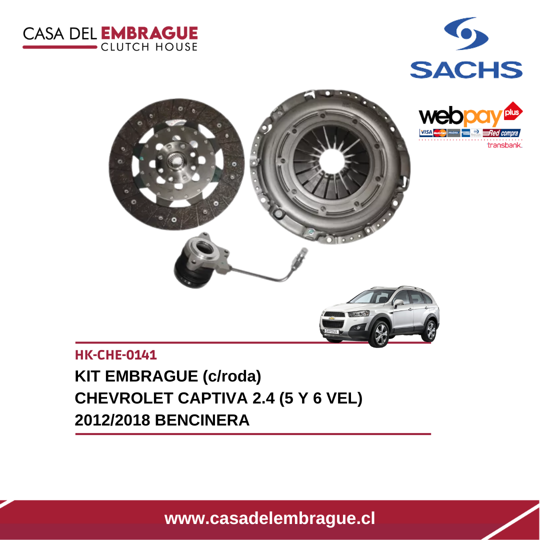 Kit de Embrague Sachs Chevrolet Captiva 2.4