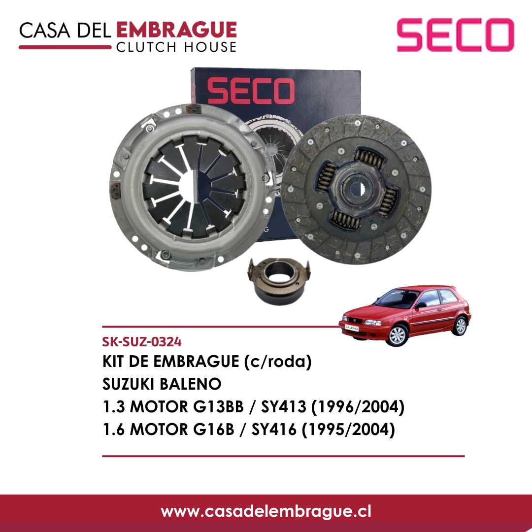 Kit de Embrague Suzuki Baleno 1.3 y 1.6
