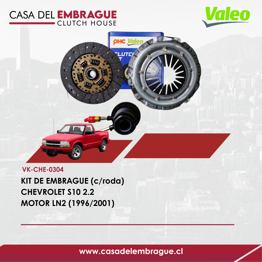 Kit de Embrague Chevrolet S10 2.2 LN2 (1996–2001)