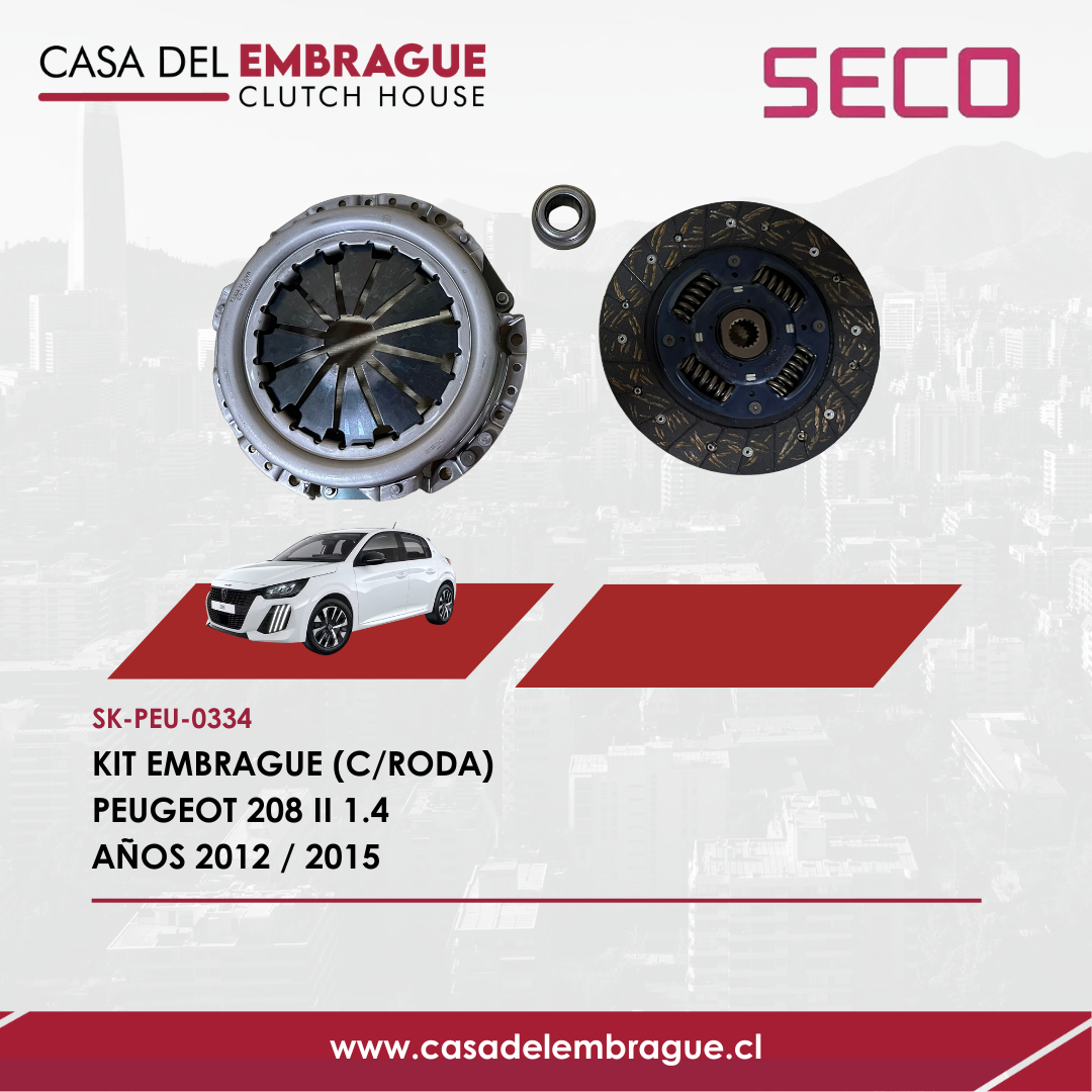 Kit de embrague Peugeot 208 1.4