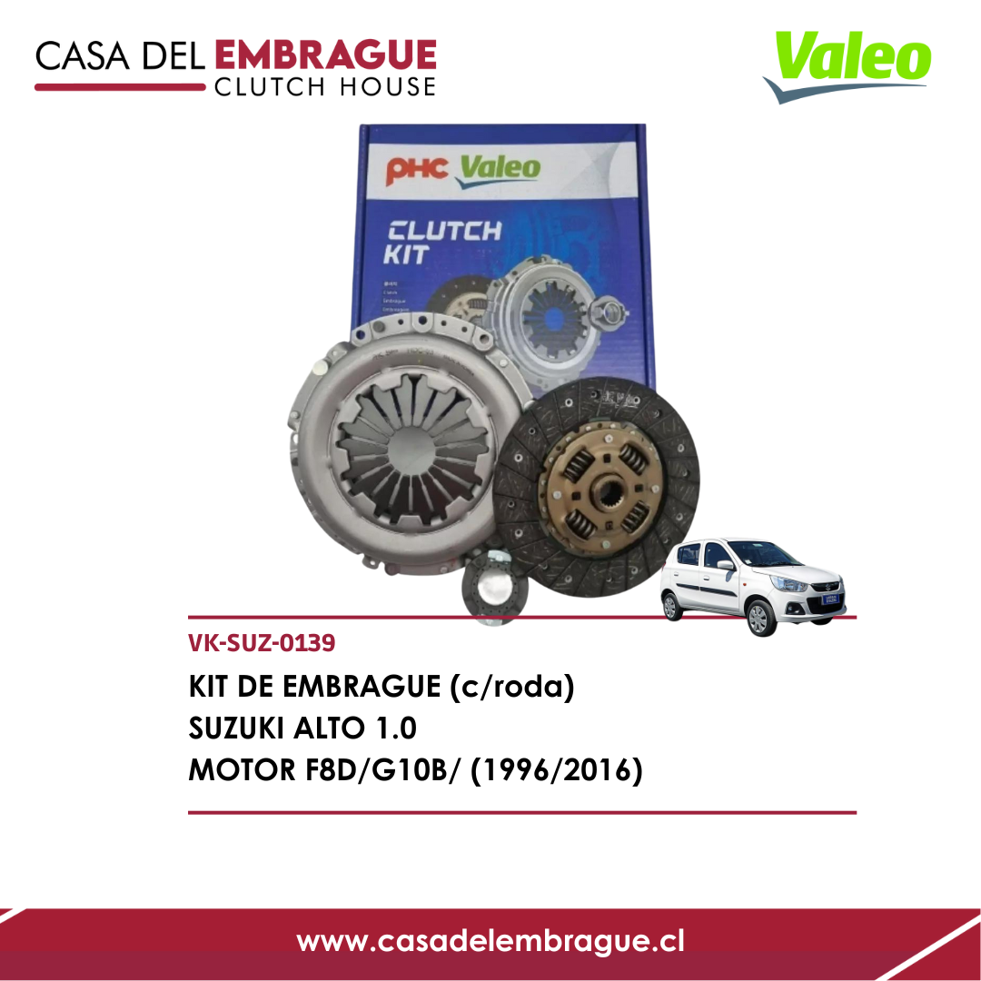 Kit de Embrague Suzuki Alto 1.0 F8D G10B (1996–2016)