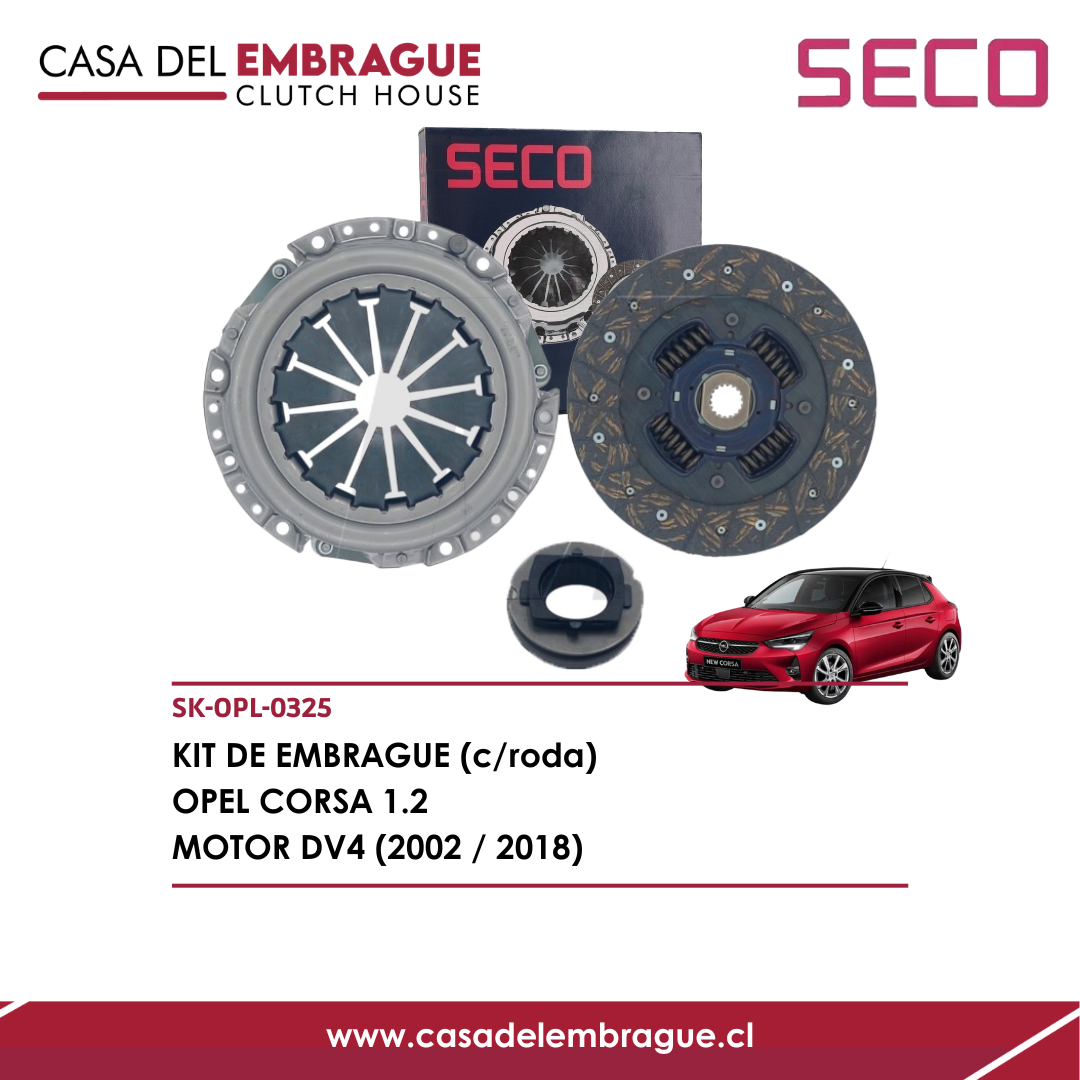 Kit de embrague Opel Corsa 1.2