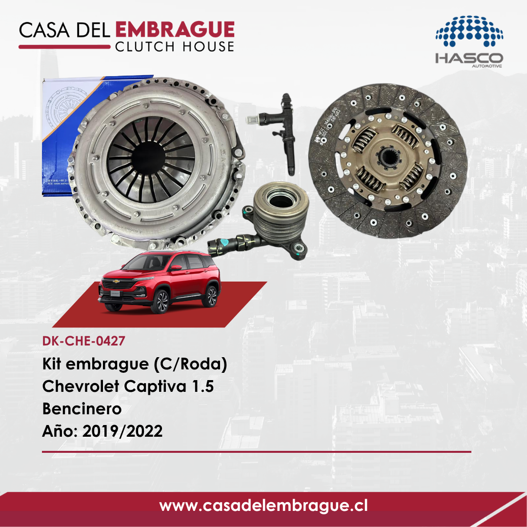 Kit embrague Chevrolet Captiva 1.5 (C/Roda) Bencinero
