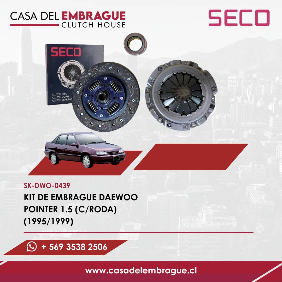 Kit de embrague Daewoo Pointer 1.5