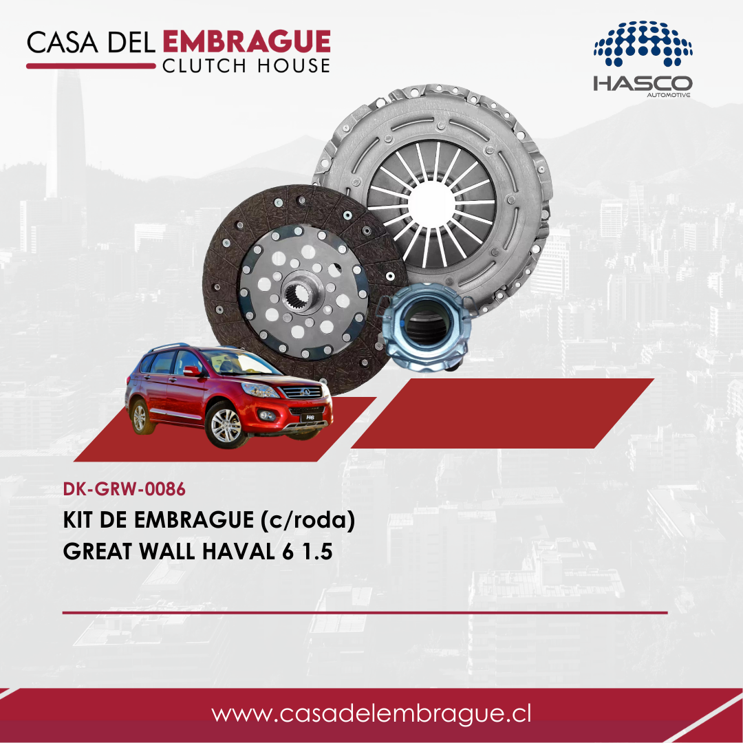 Kit embrague Great Wall H6 1.5 (Roda Hidraulico con clip)