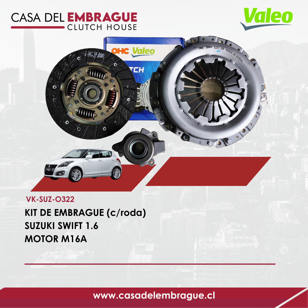 Kit de Embrague Suzuki Swift 1.6 M16A