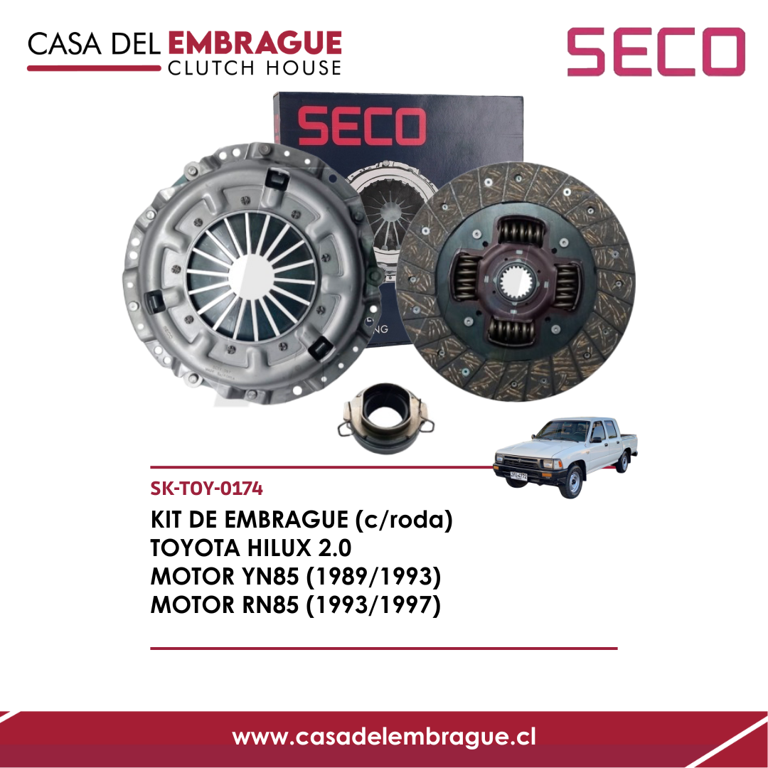 Kit de embrague Toyota Hilux 2.0