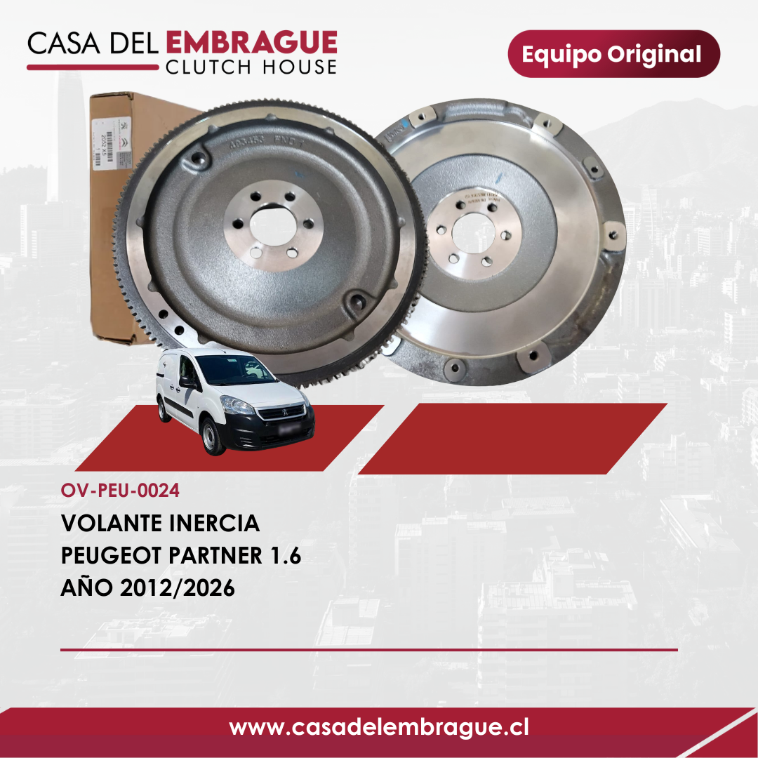 Volante de Inercia Peugeot Partner 1.6 – Años 2012 a 2026