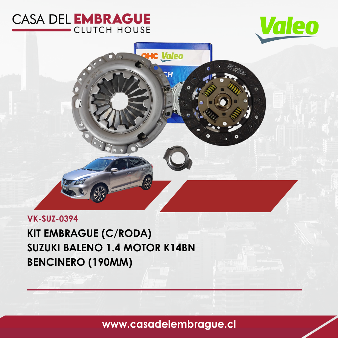 Kit de Embrague Suzuki Baleno 1.4 K14BN 190mm