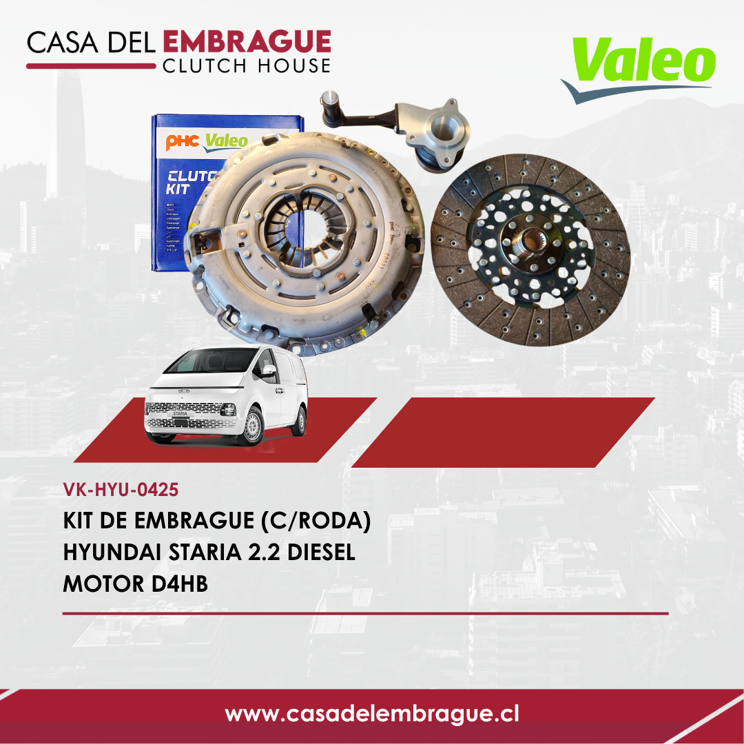 Kit de Embrague Hyundai Staria 2.2 Diesel D4HB (2020–2024)