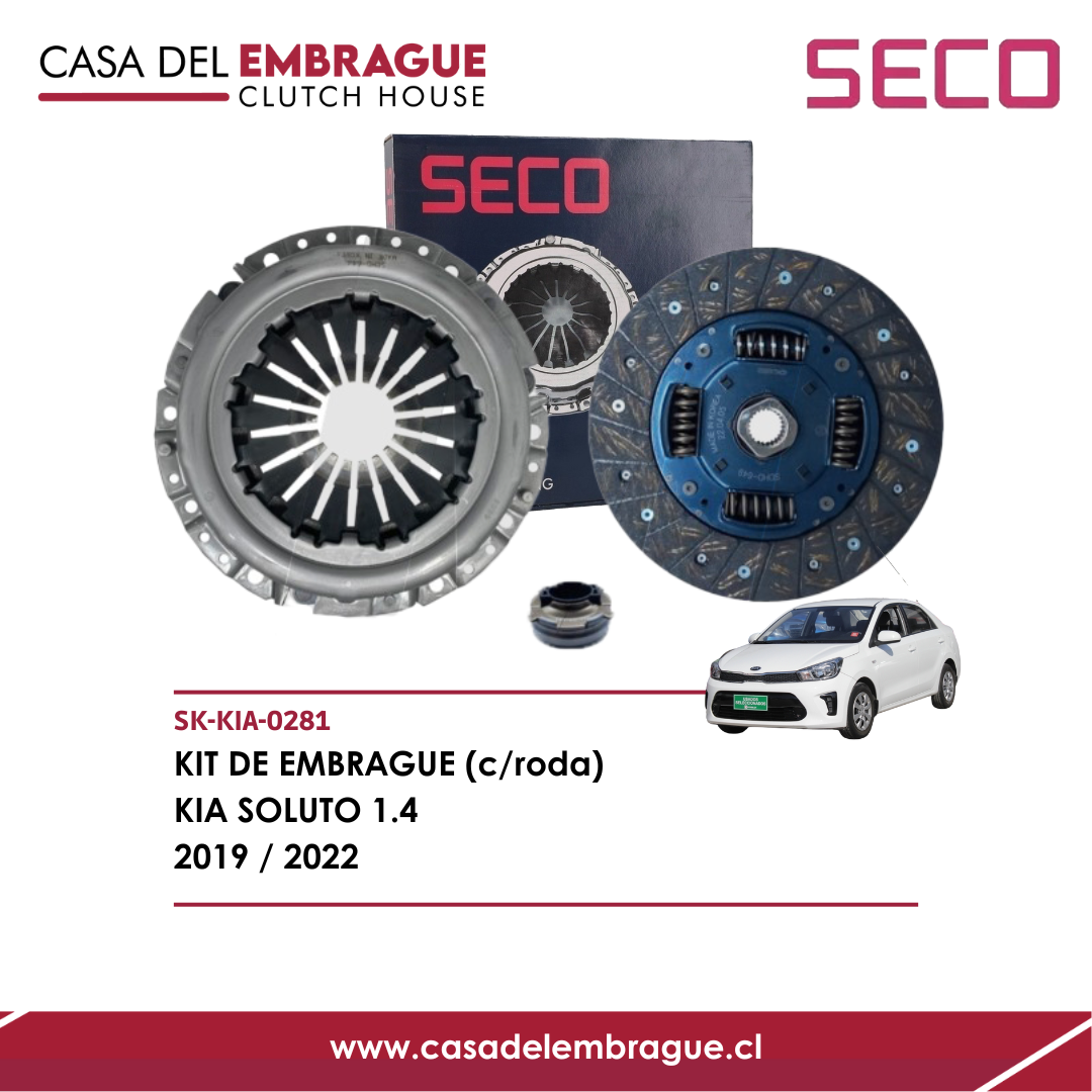 Kit de embrague Kia Soluto 1.4