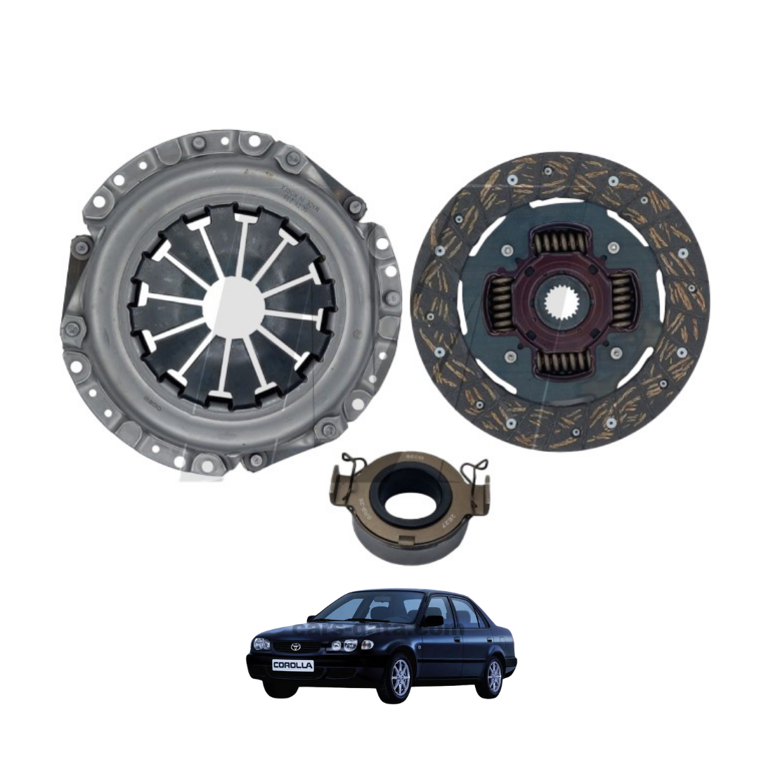 Kit de embrague Toyota Corolla 1.6 (C/Roda) 1991/2001 4A/4AFE