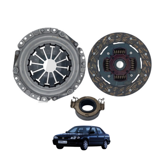 Kit de embrague Toyota Corolla 1.6 (C/Roda) 1991/2001 4A/4AFE