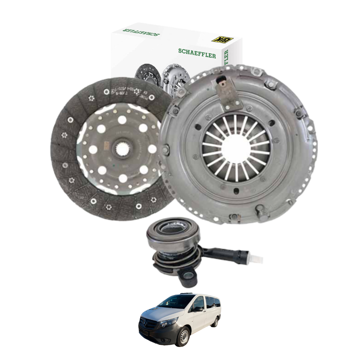 Kit de Embrague Mercedes-Benz Vito Tourer 109/111 CDI 1.6