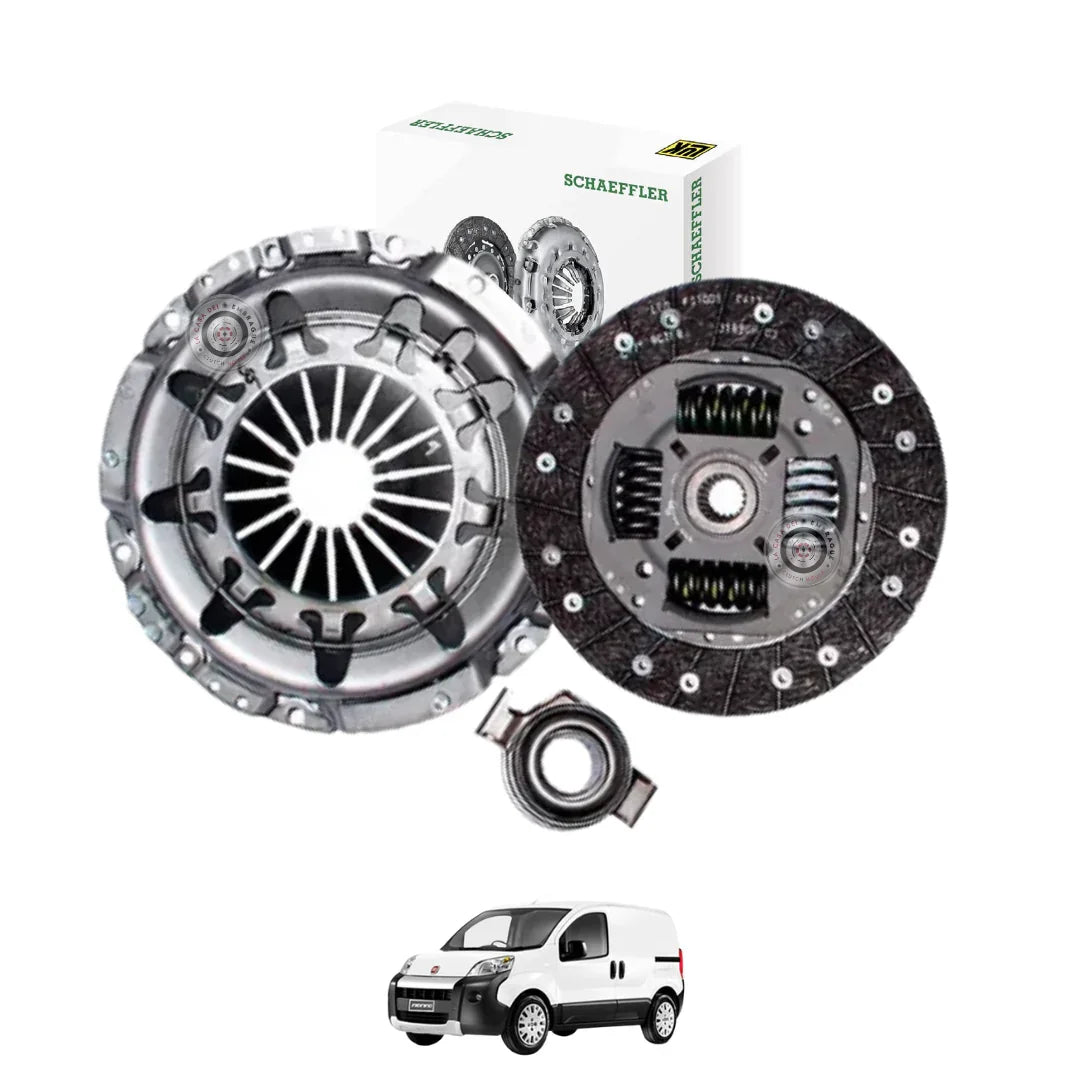 Kit de embrague Schaeffler para Fiat Fiorino, disco, plato y collarín, Casa del Embrague