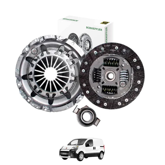 Kit de embrague Schaeffler para Fiat Fiorino, disco, plato y collarín, Casa del Embrague