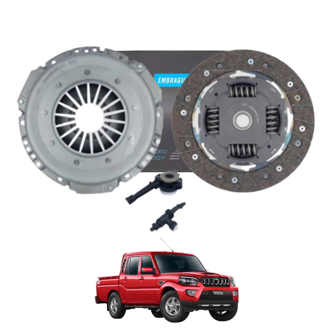 Kit embrague Mahindra Pick-Up / Scorpion / Genio CC 2.2 (C/Roda 3P) 240mm