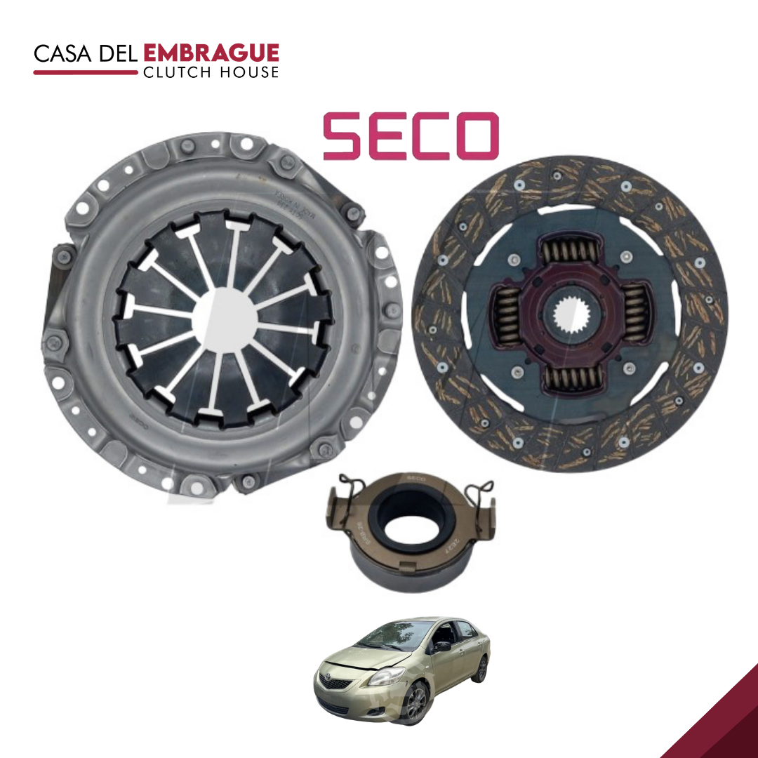 Kit de embrague Toyota Yaris Sedan 1.5 (C/Roda) 2009/2018 1NZFE