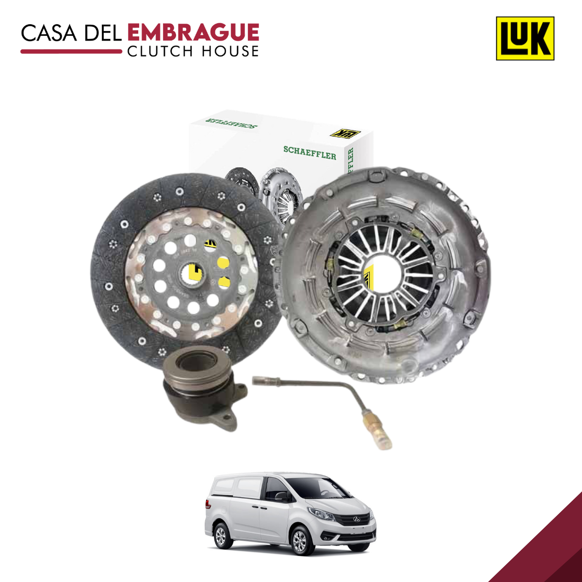 Kit de Embrague Maxus G10 1.9 Euro 5 (6 Velocidades)