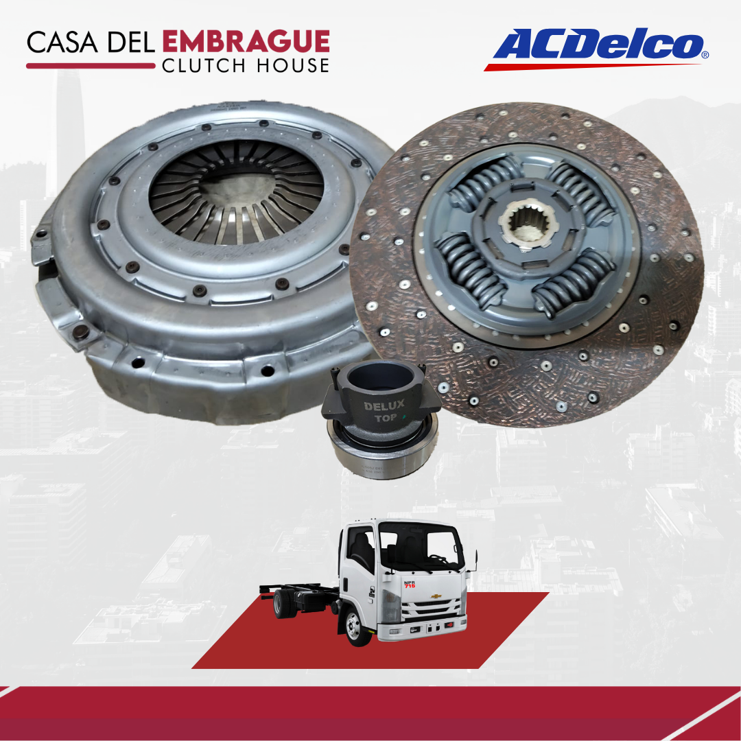 Kit embrague Chevrolet NPR 715/816 motor 5.1/5.2 4HK1 (C/Roda) 6vel (330mm)