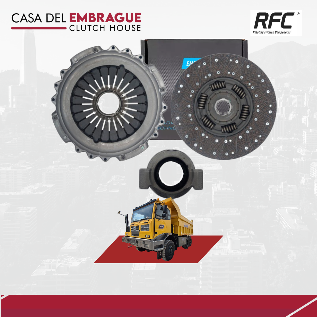 Kit de embrague Tolva XCMG (C/Roda) euro 4