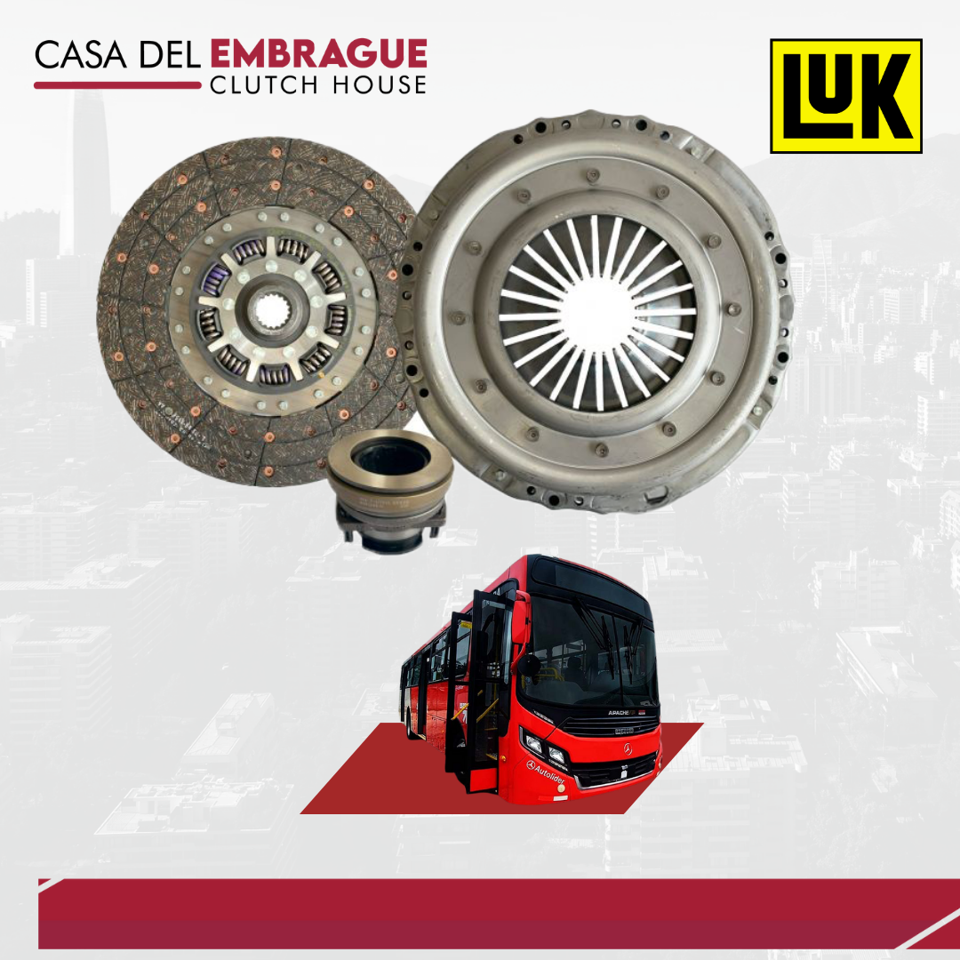 Kit embrague Mercedes OF1724/OF1721 (395mm) (C/Roda)
