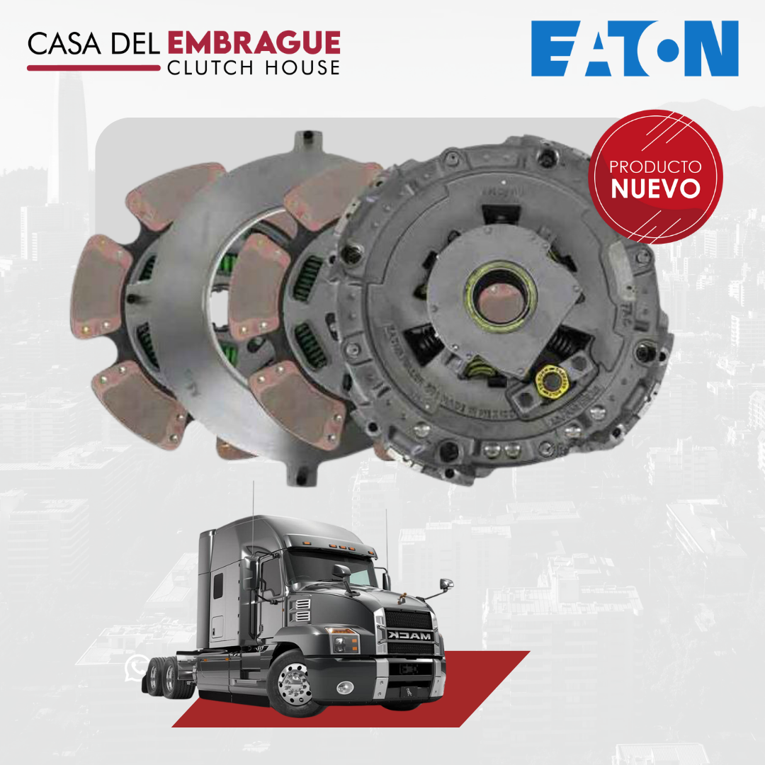 Kit embrague Mack 15 1/2 6 aletas (disco 9 resortes)