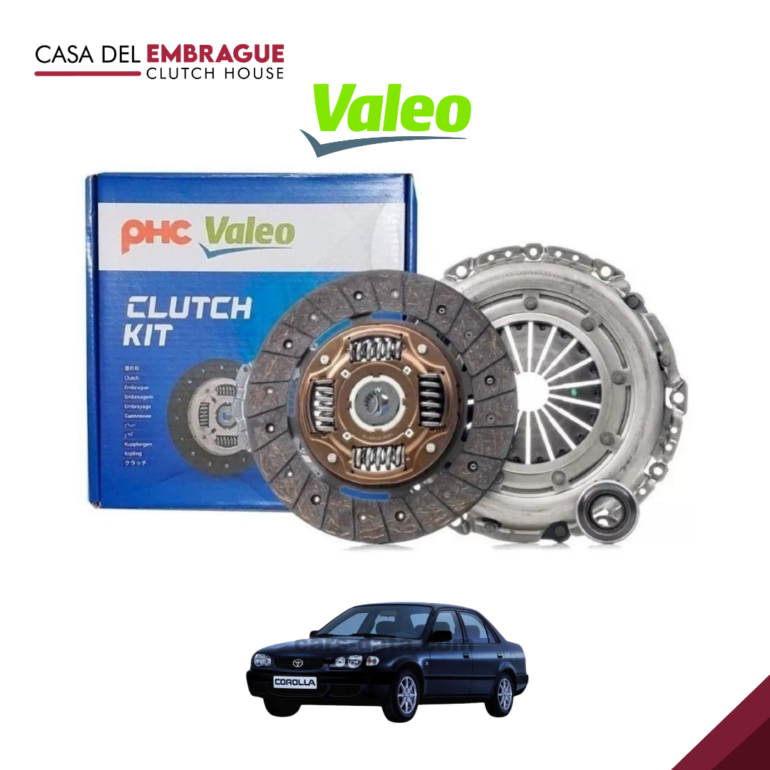 Kit de embrague Toyota Corolla 1.6 (C/Roda) 1991/2001 4A/4AFE