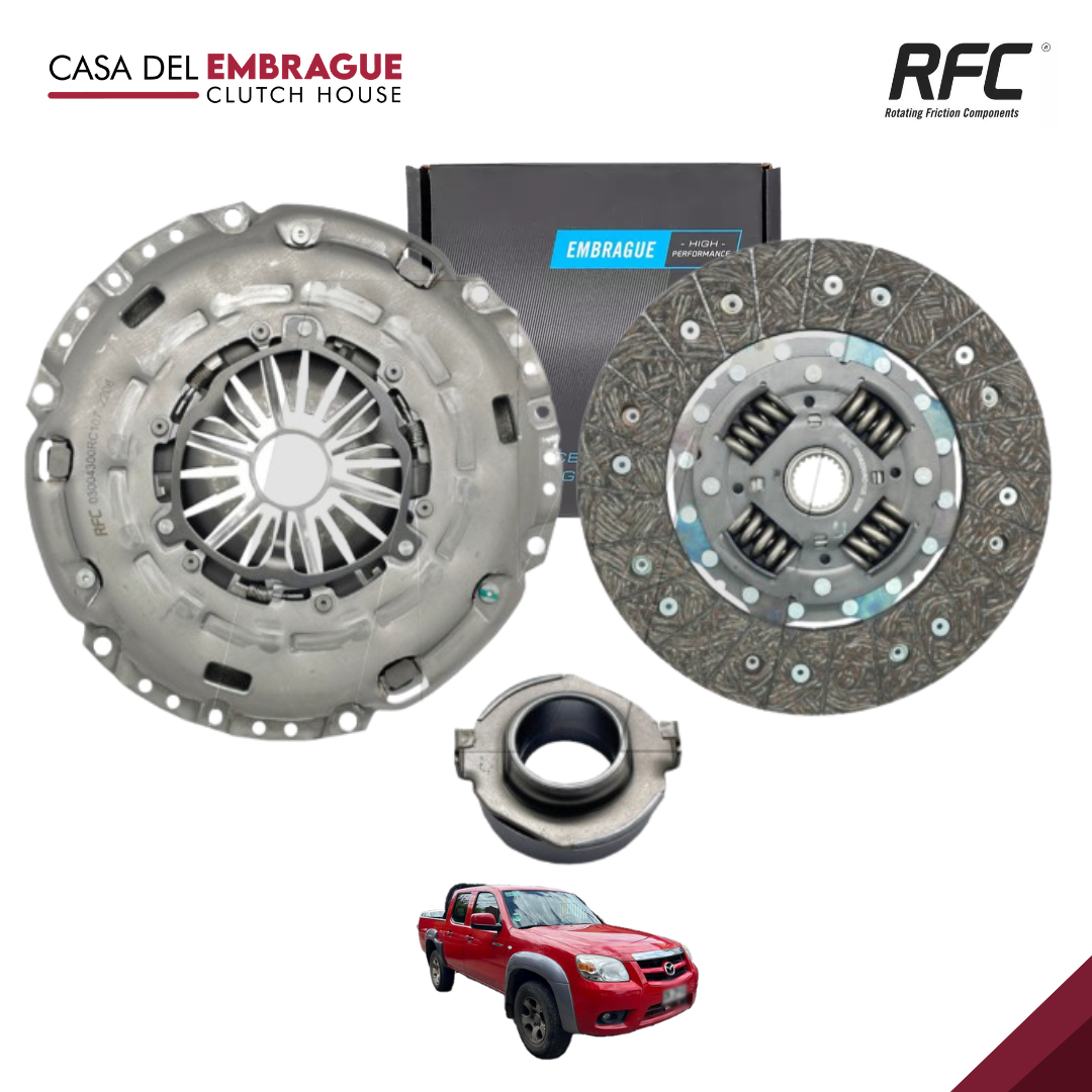 Kit de Embrague Mazda BT-50 2.5 (con Rodamiento), Años 2006 a 2012