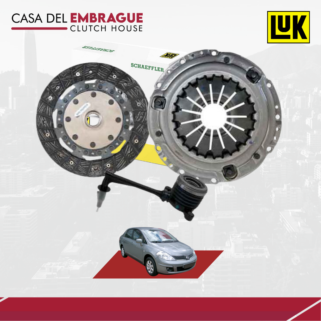 Kit embrague Nissan Tiida 1.8 (C/Roda) motor MR18