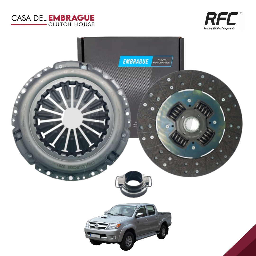 Kit de Embrague Toyota Hilux KUN 2.5 3.0 Diésel 2005–2011