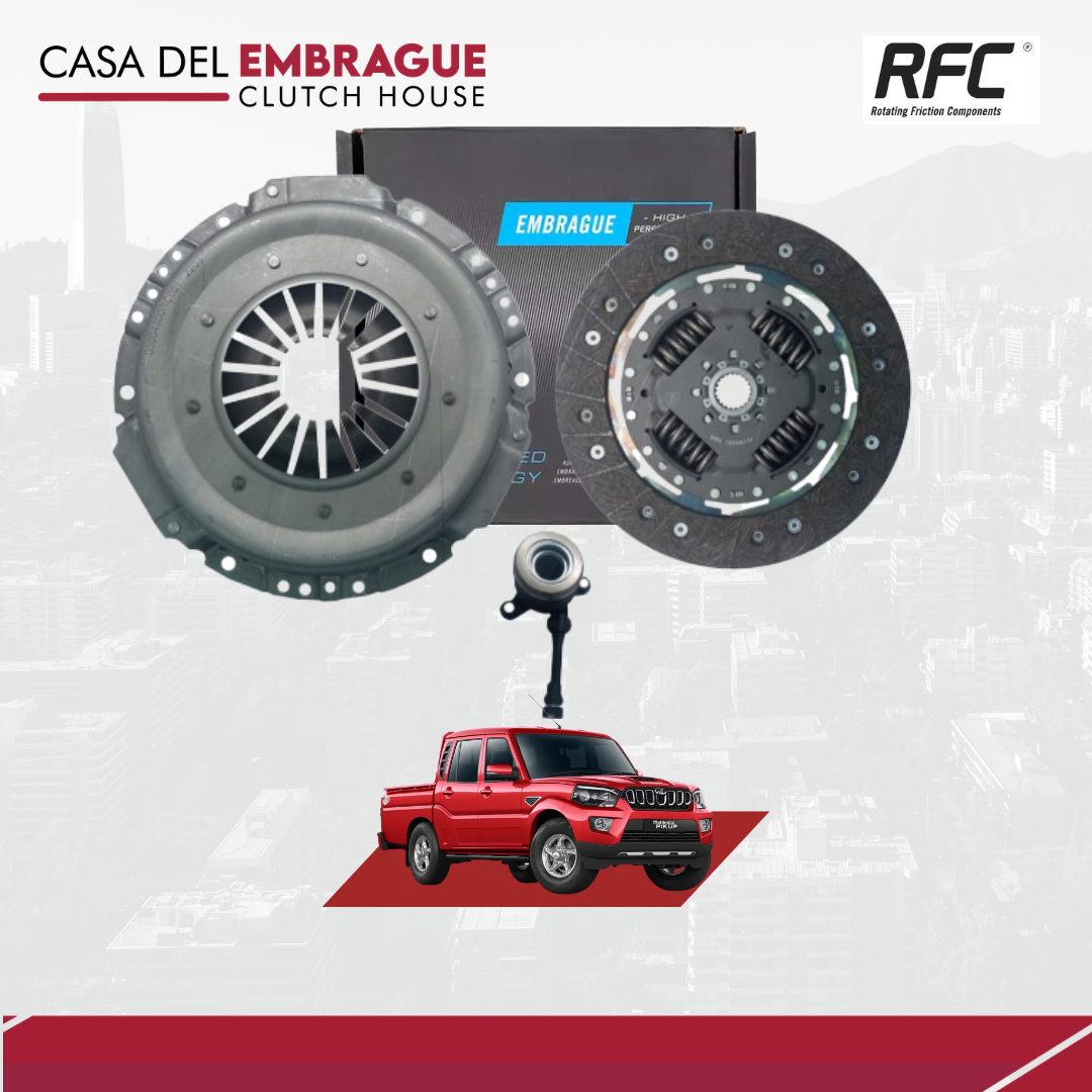 Kit embrague Mahindra Pick-Up / Scorpion / Genio CC 2.2 (C/Roda 2P) 240mm