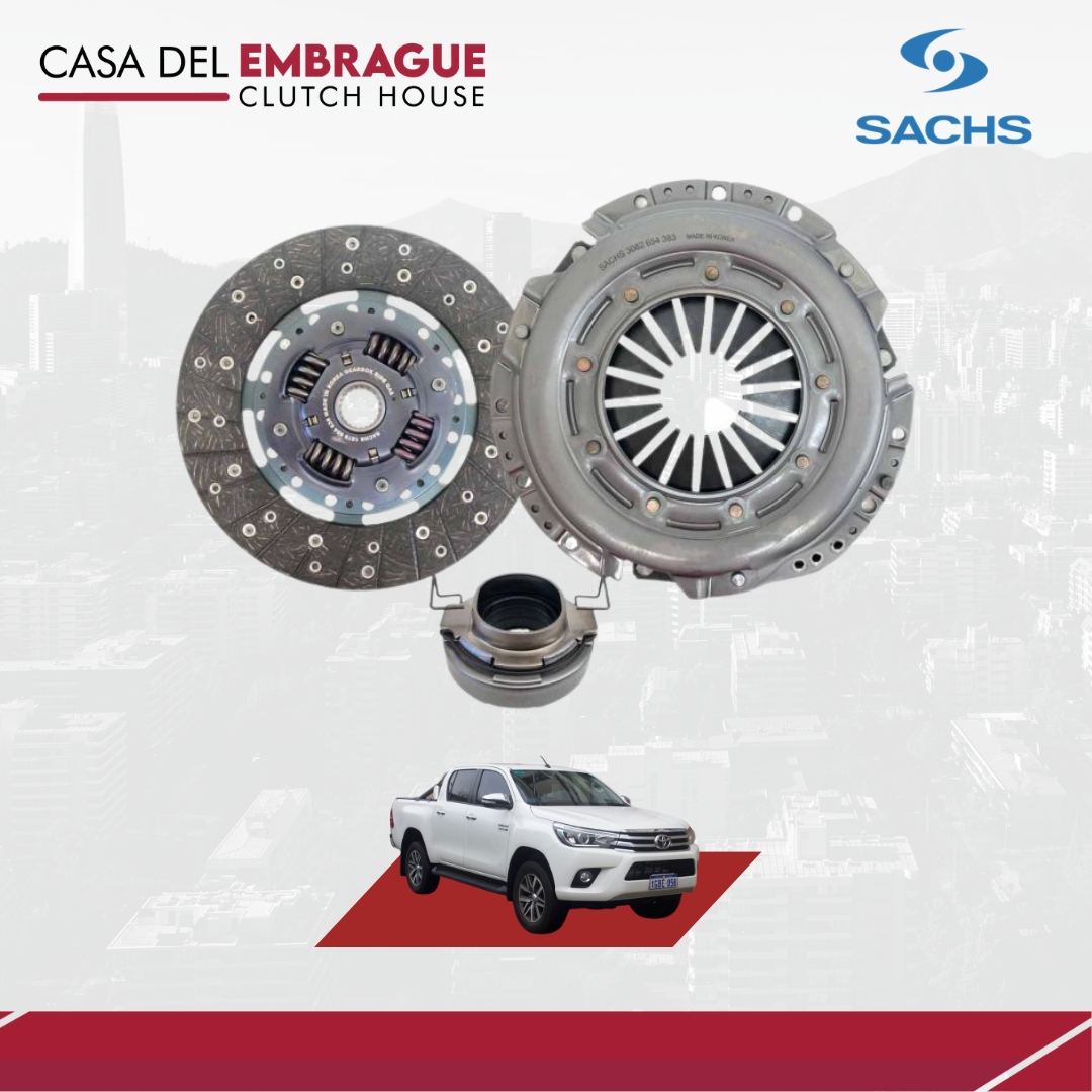 Kit embrague Toyota Hilux Kun 2.5/ 3.0 (c/roda) 260mm