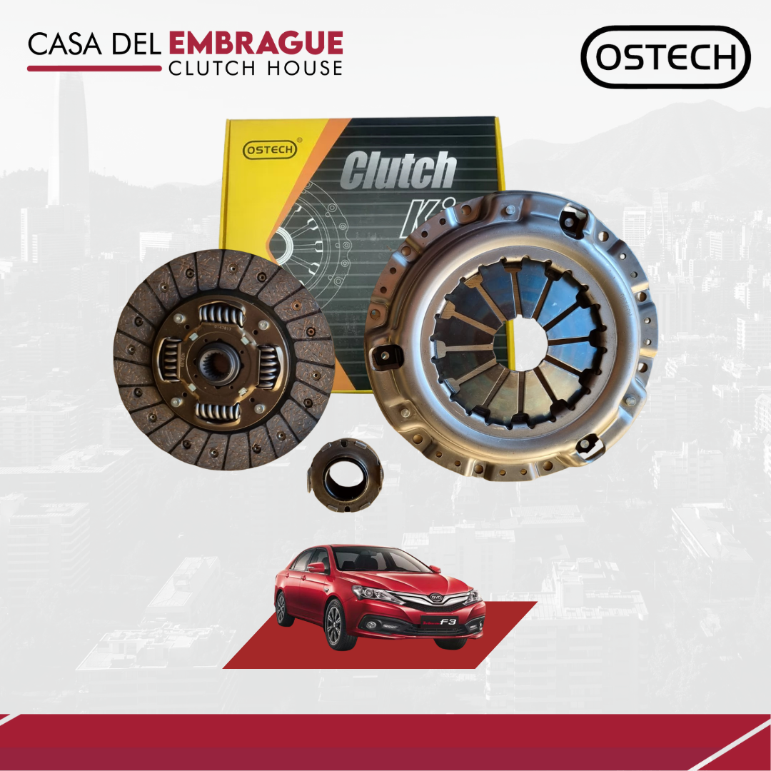 Kit de Embrague BYD F3 1.5 Bencinero (2015–2021) con Rodamiento
