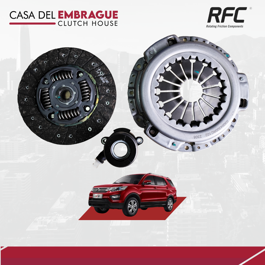 Kit de Embrague Changan CX70 1.6 (con Rodamiento Hidráulico) – Años 2017 a 2021