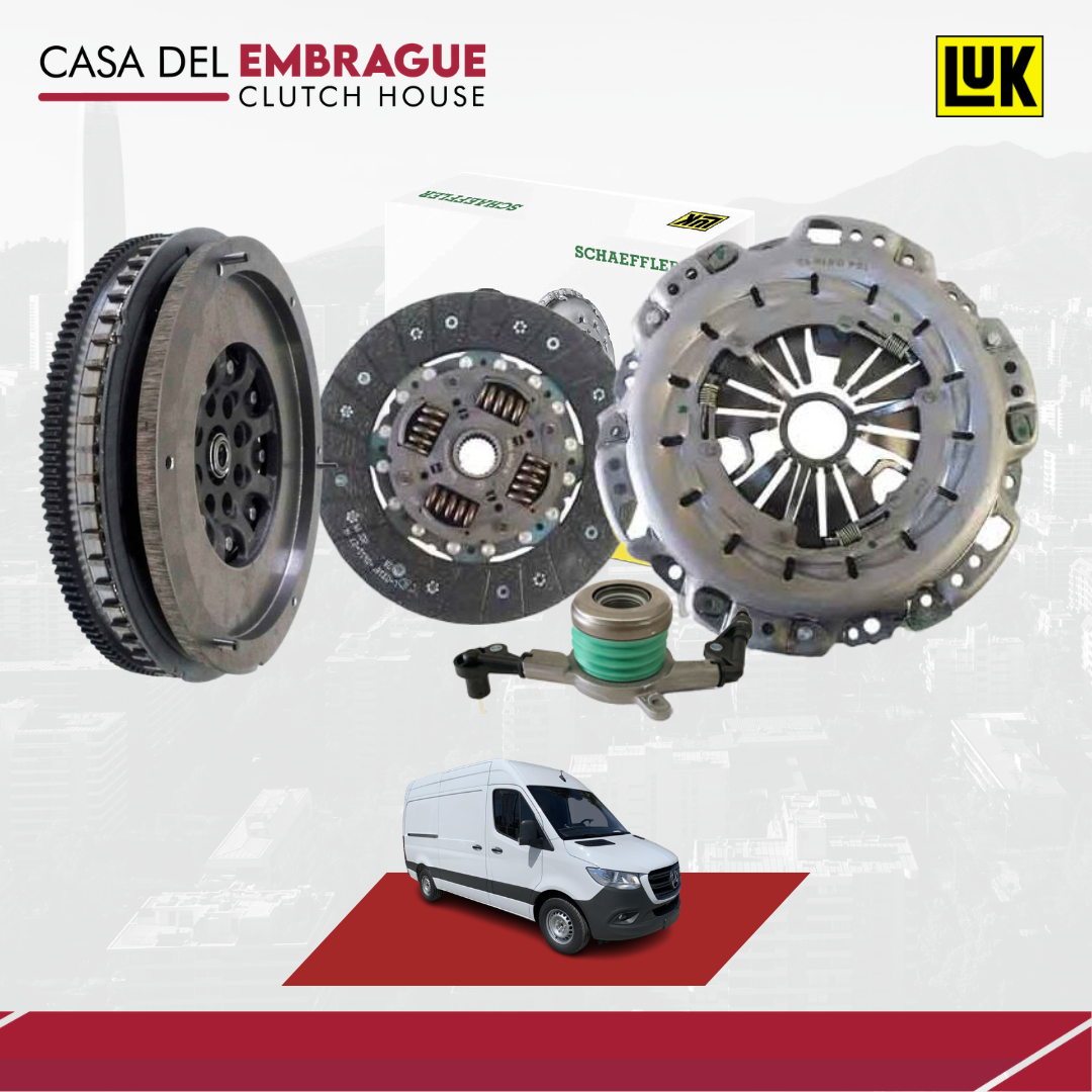 Set de embrague (P+D+R+V)  Mercedes SPRINTER NEW 315/415/515 Motor OM651